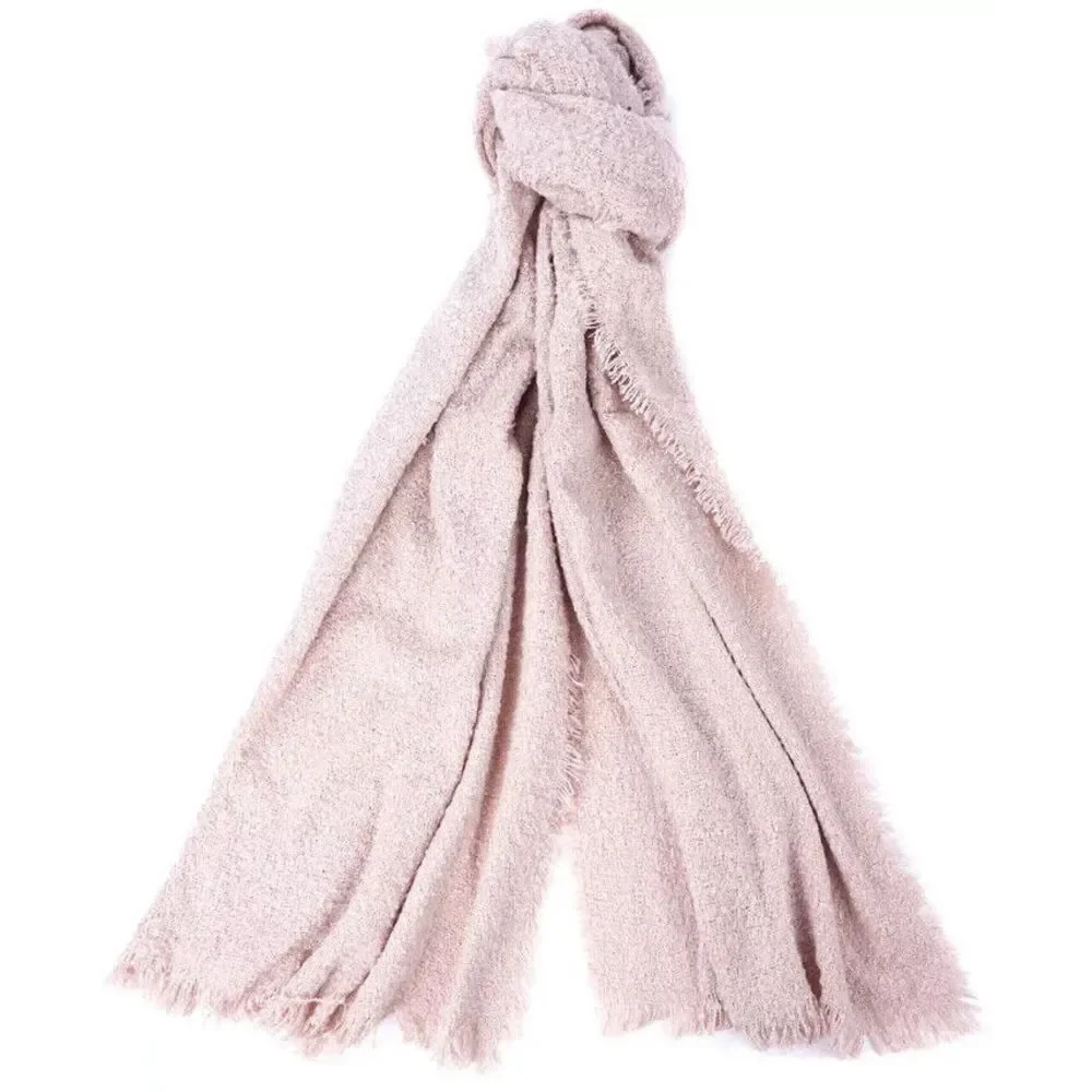 Barbour Women's Megan Boucle Wrap Pink
